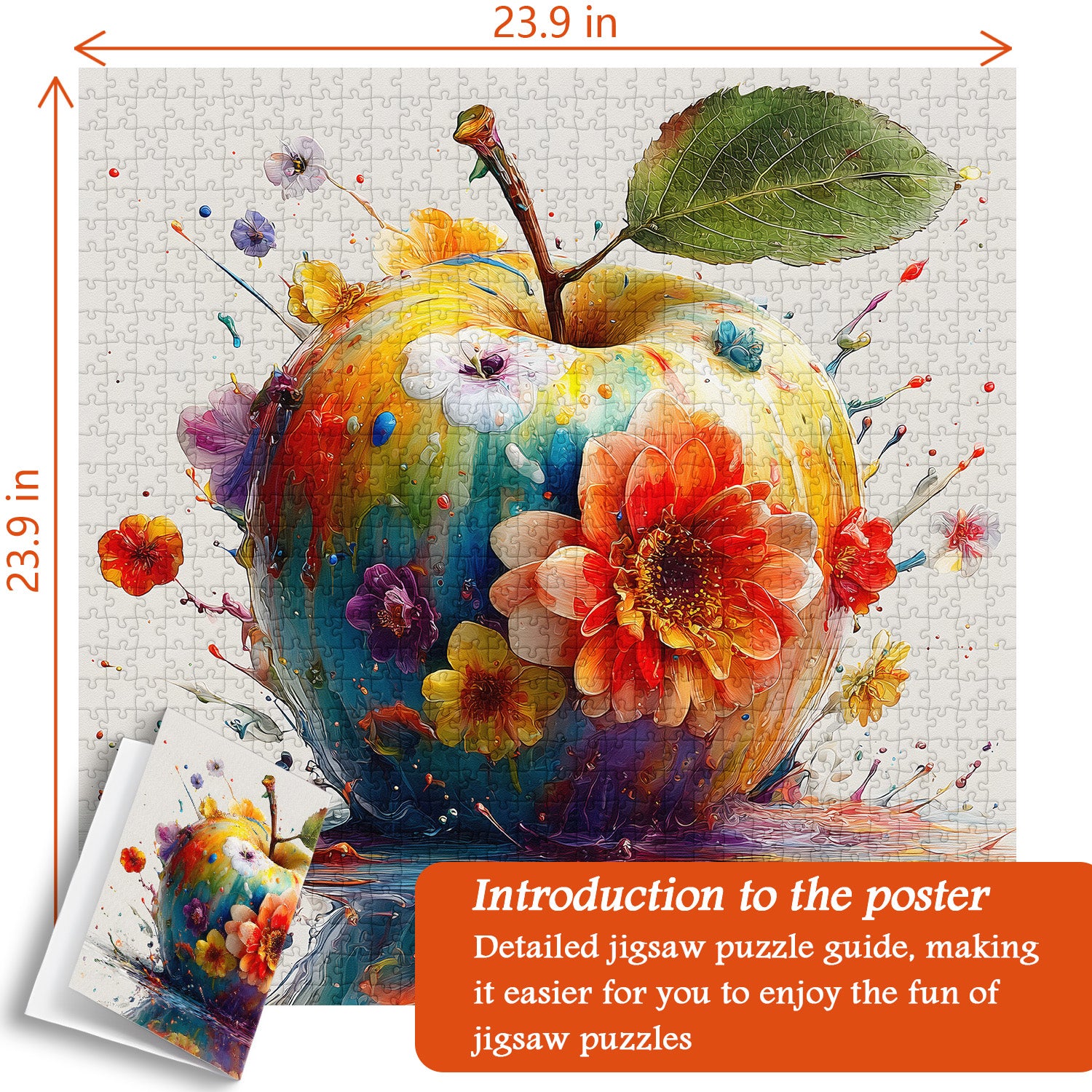 Blooming Color Apple Jigsaw Puzzle 1000 Pieces
