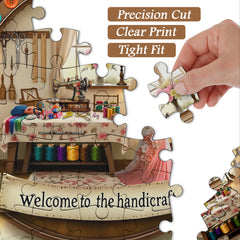 Cozy Sewing Room Jigsaw Puzzle 1000 Pieces