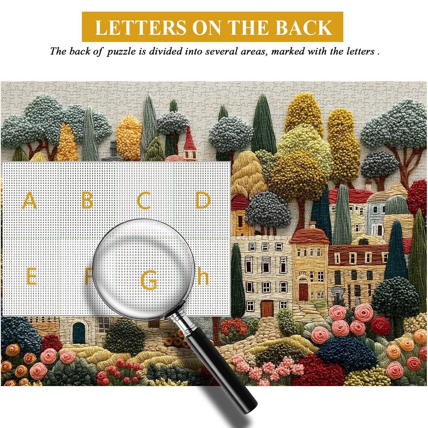 Embroidery Village Jigsaw Puzzle 1000 Pieces