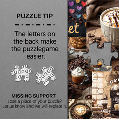 Kaffeekunst Freude Puzzle 1000 Stücke