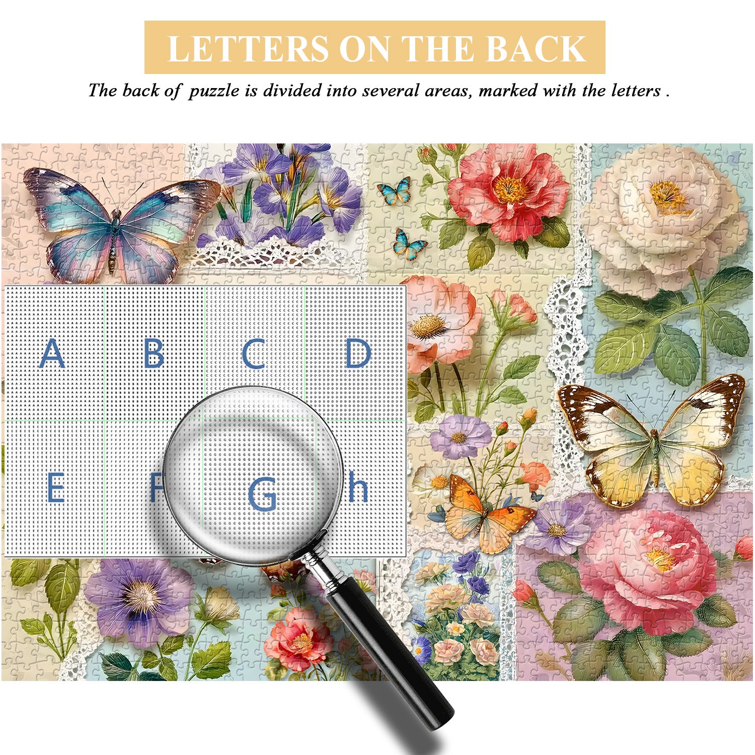 Butterfly Bloom Jigsaw Puzzle 1000 Pieces