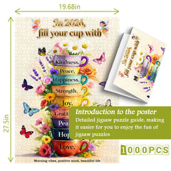 Cup of Wise Sayings Jigsaw Puzzle 1000 Pieces