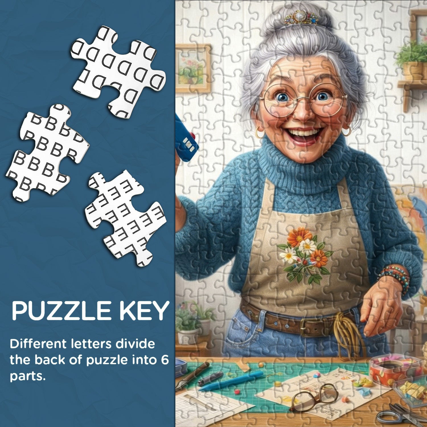 Kreatives Oma-Puzzle 1000 Teile
