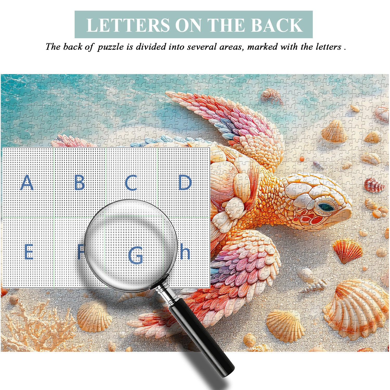 Meeresschildkröten-Puzzle, 1000 Teile