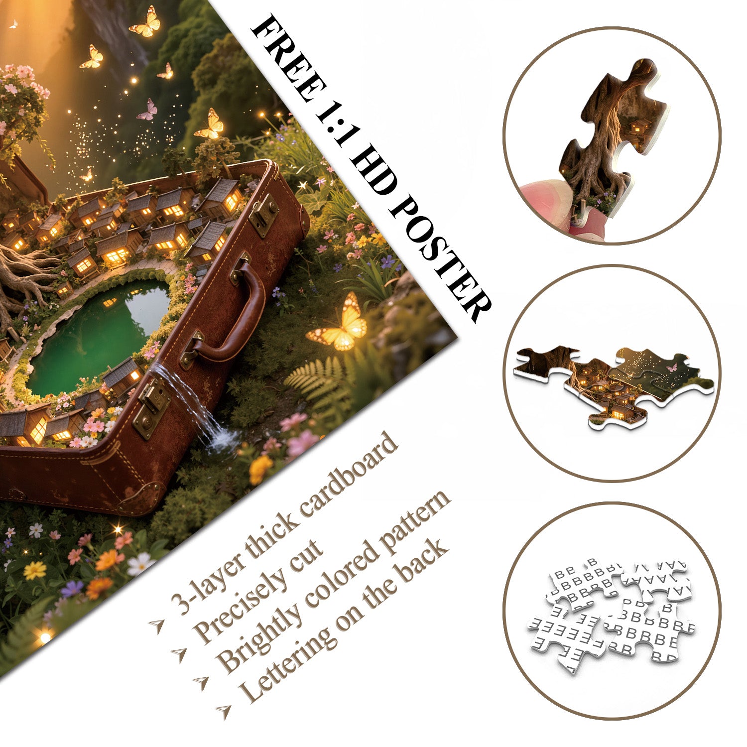 Der Koffer Arcadia Puzzle 1000 Teile