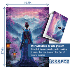 Sakura Samurai Jigsaw Puzzle 1000 Pieces
