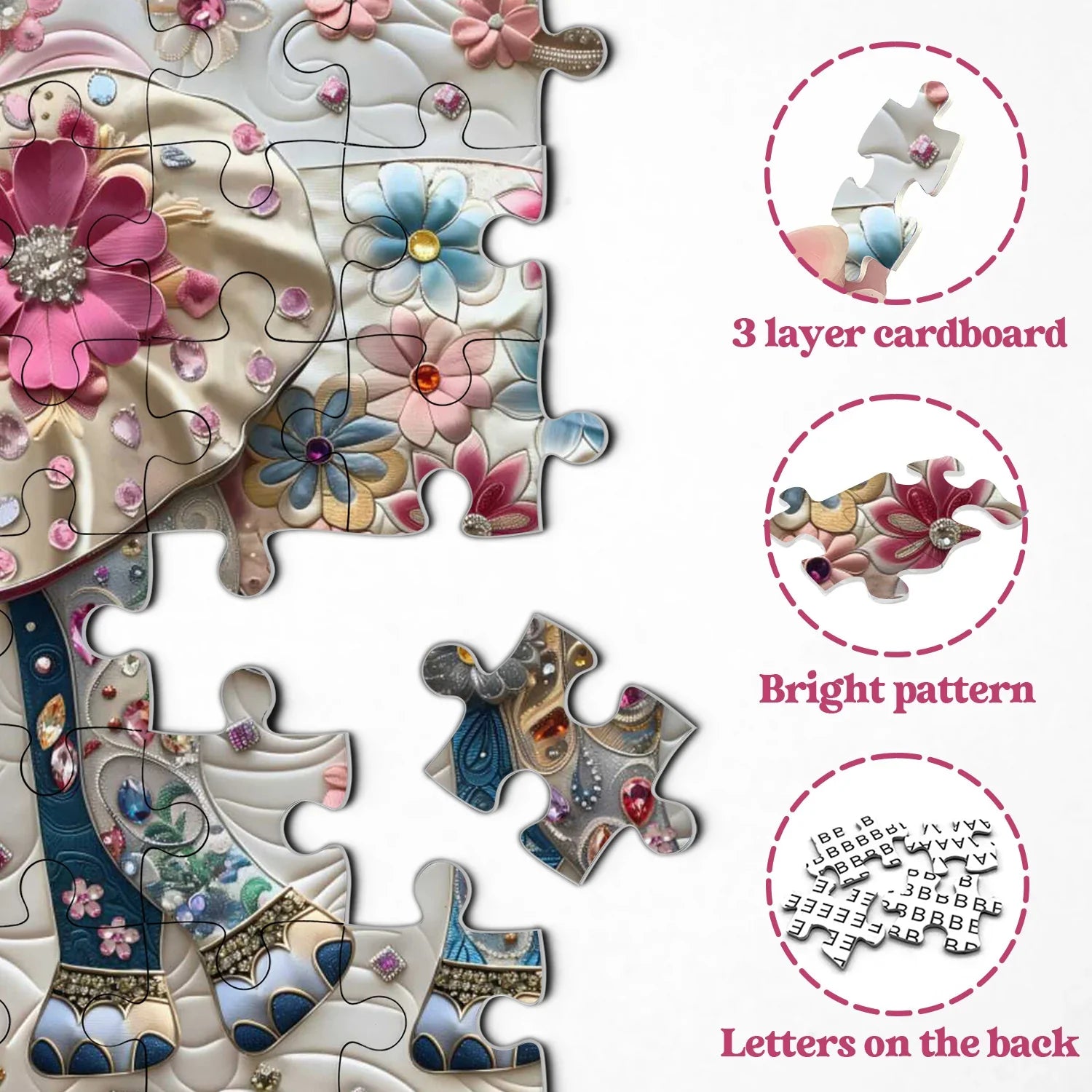 Diamond Elephant Jigsaw Puzzle 1000 Pieces