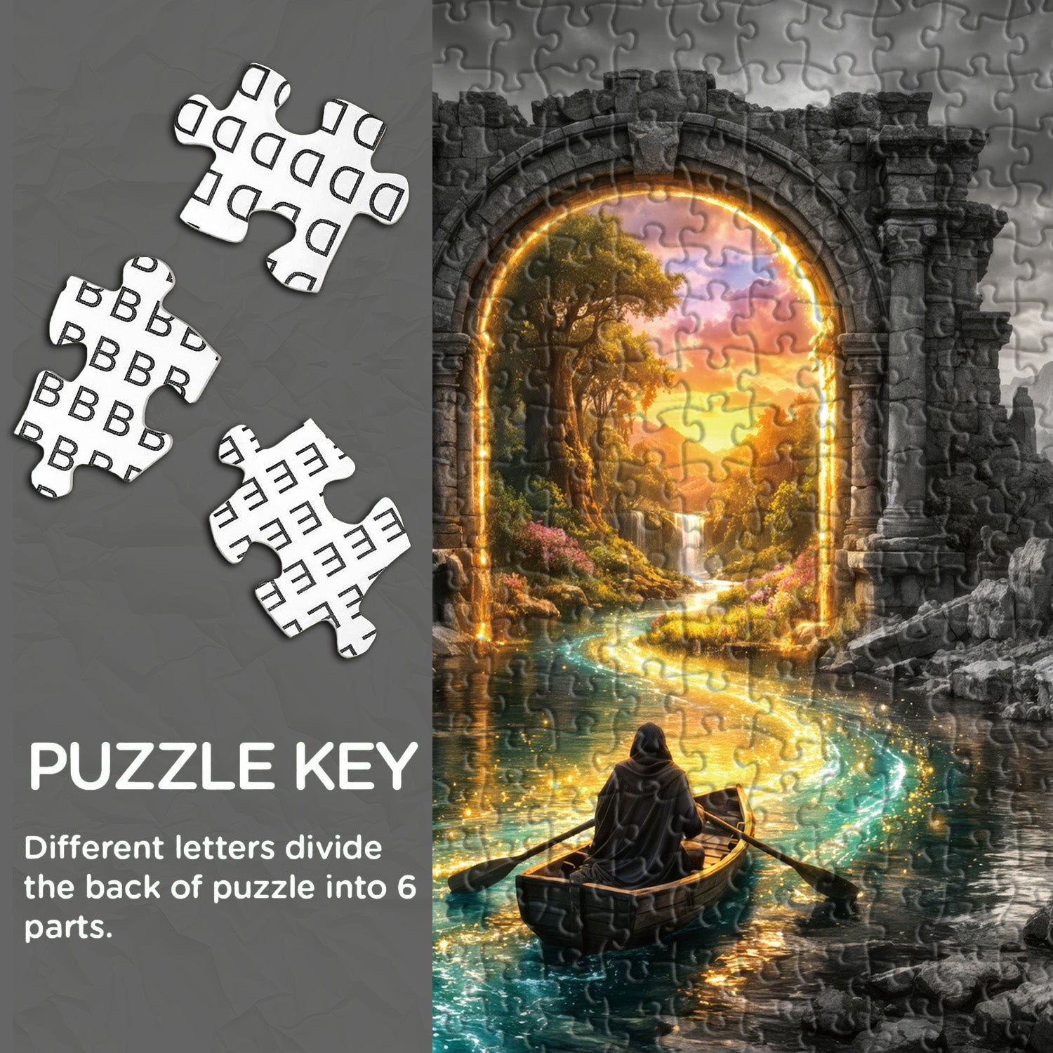 Tor der Ruinen Puzzle 1000 Teile