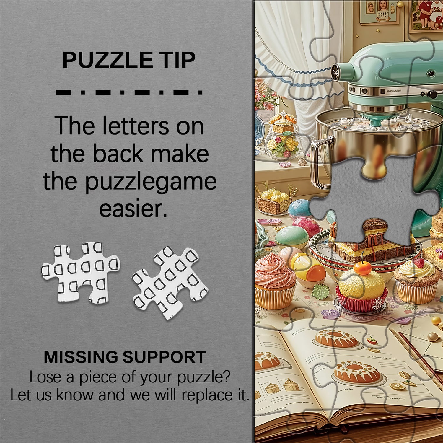 Fenster zu Süßigkeiten Puzzle 1000 Teile