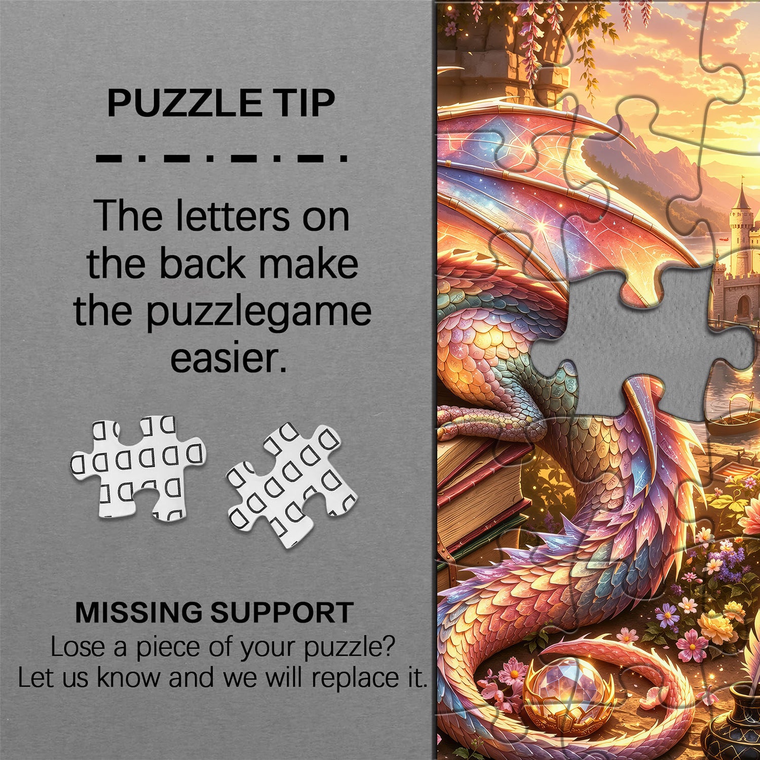Dusklight Dragon Jigsaw Puzzle 1000 Pieces