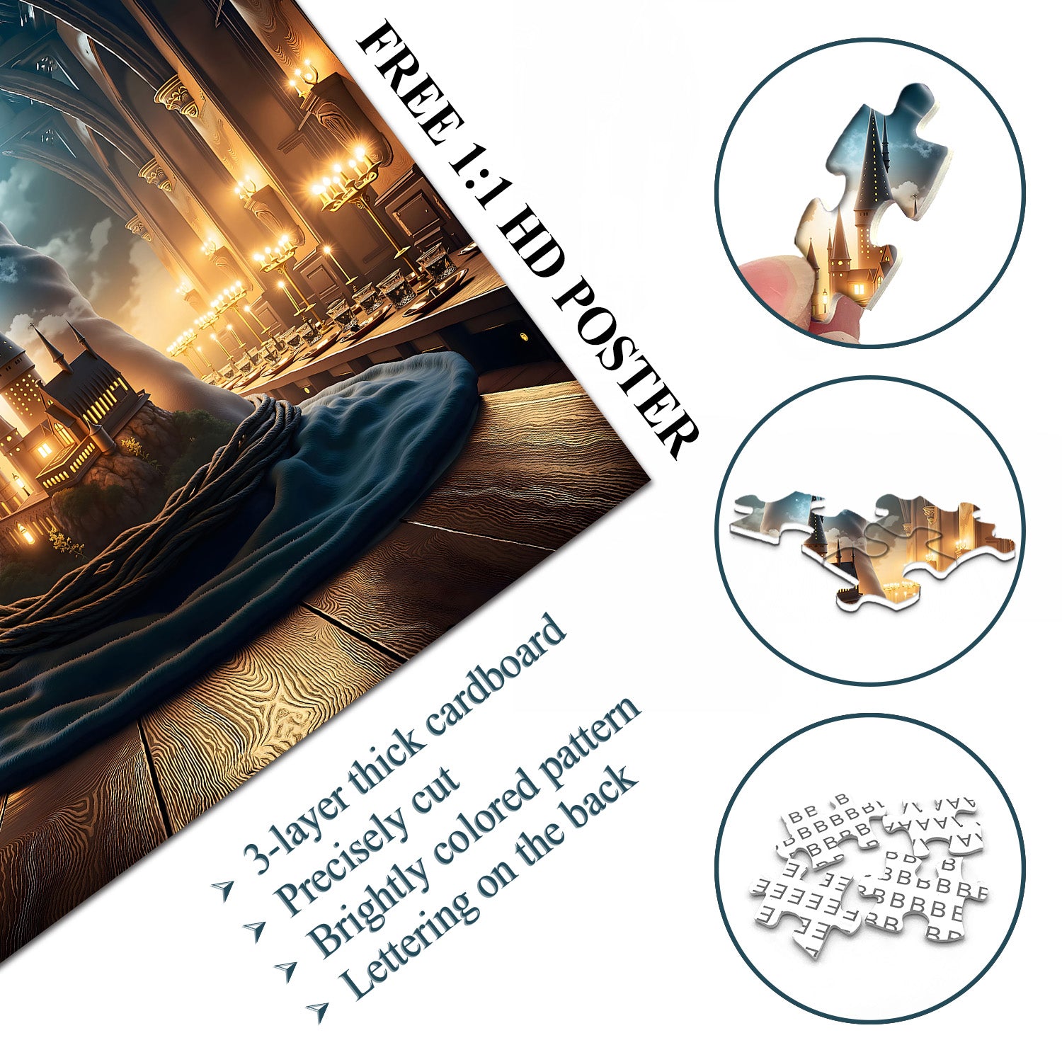 Castle in a Hat Jigsaw Puzzle 1000 Pieces