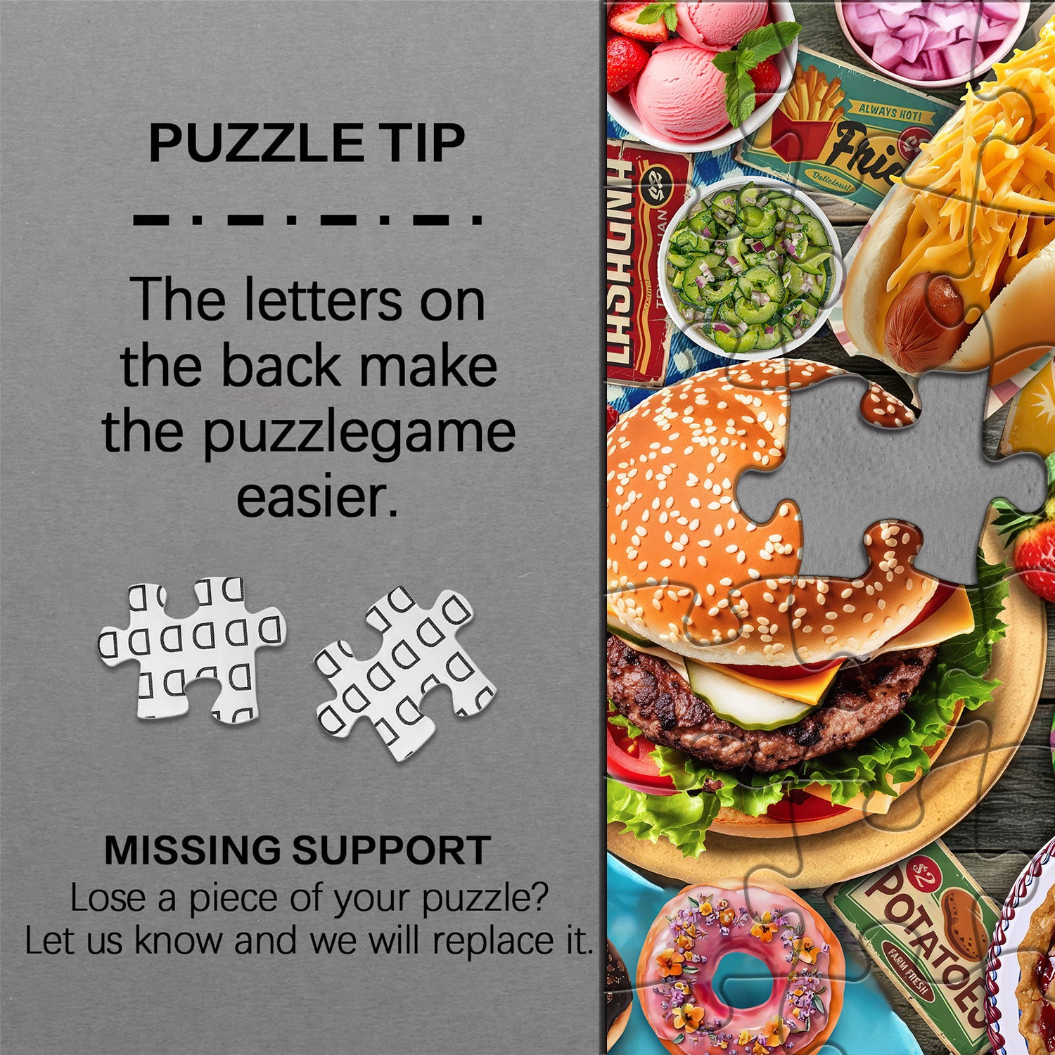 Food Delight Party Puzzle 1000 Teile