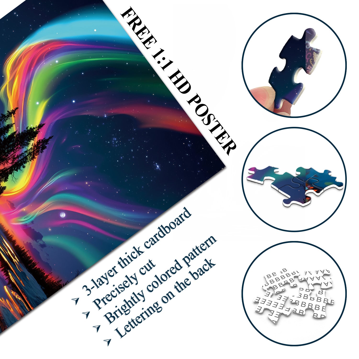 Aurora Realm Jigsaw Puzzle 1000 Pieces