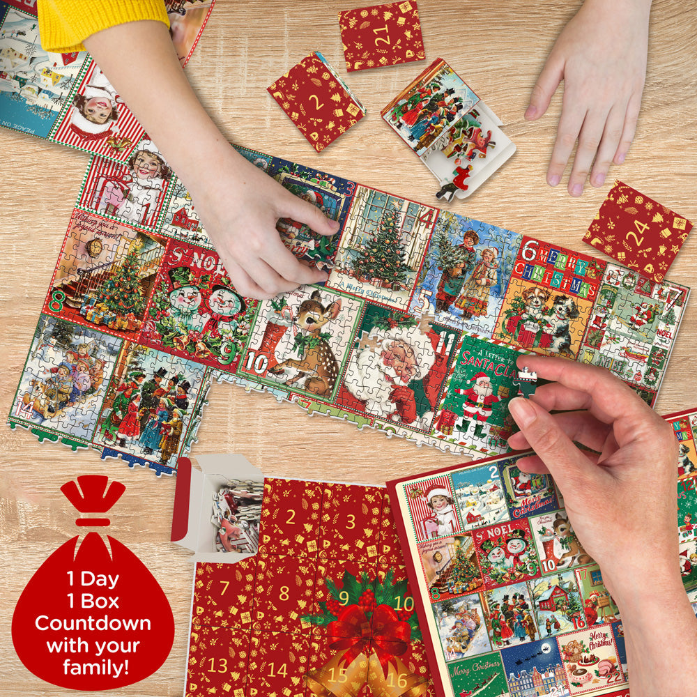 Christmas Advent Calendar Jigsaw Puzzle 1000pcs