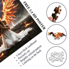 Phoenix Angel Prayer Puzzle 1000 Teile