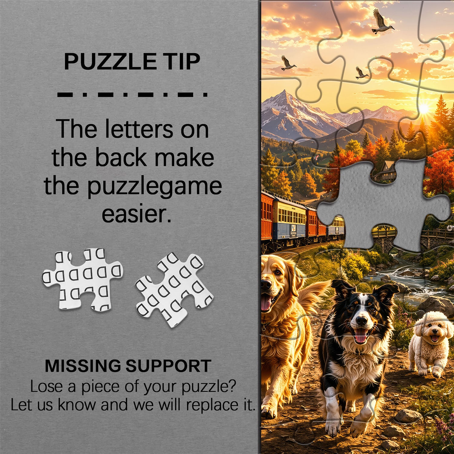 Autumn Run Jigsaw Puzzle 1000 Pieces