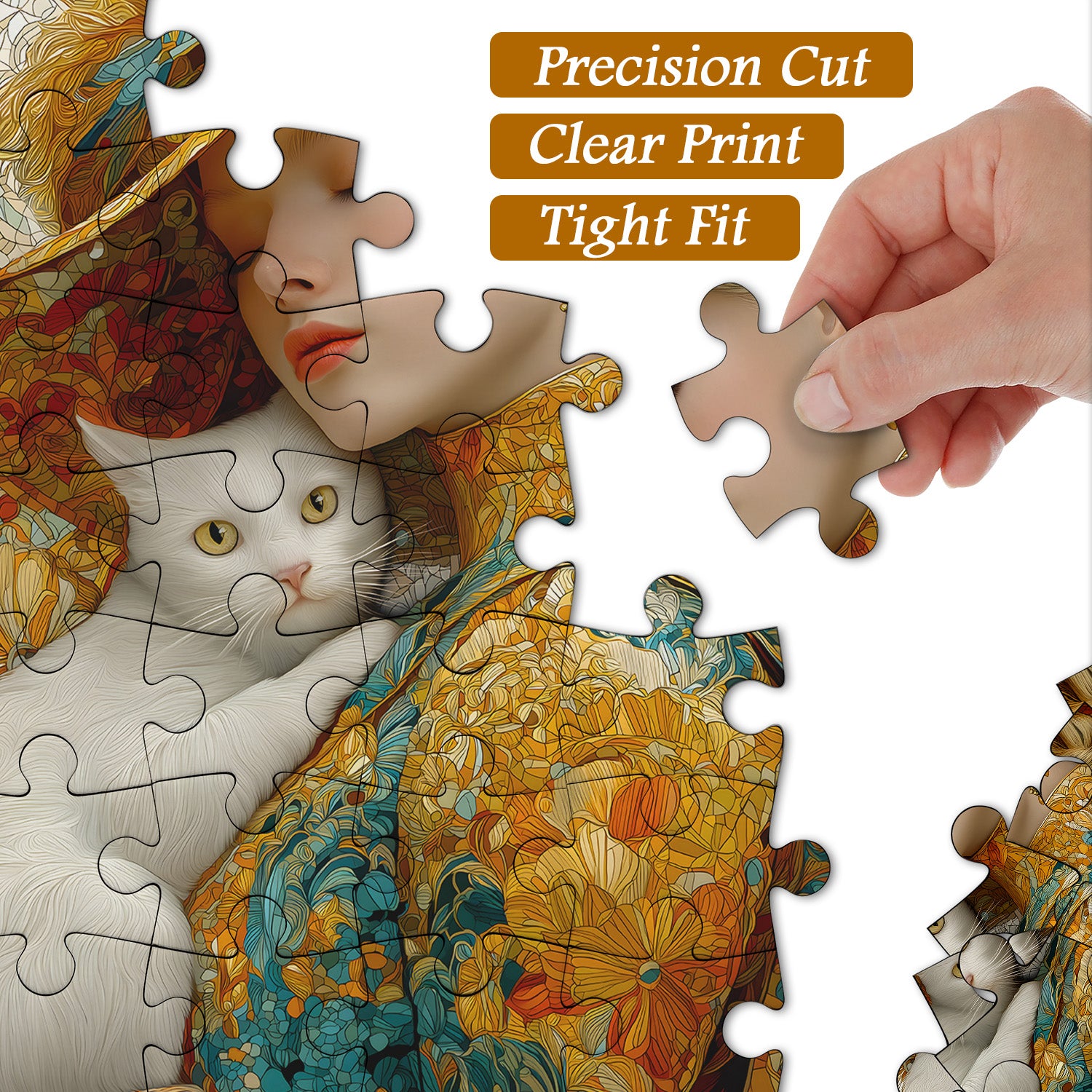 Puzzle mit floraler Eleganz, 1000 Teile