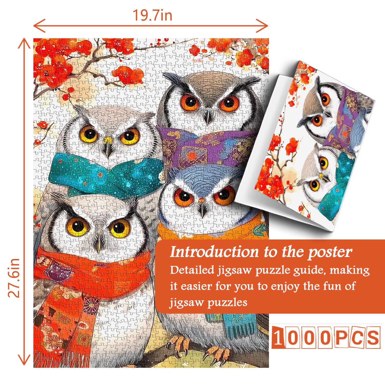 Cozy Owls Puzzle 1000 Teile