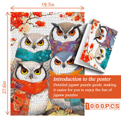 Cozy Owls Puzzle 1000 Teile