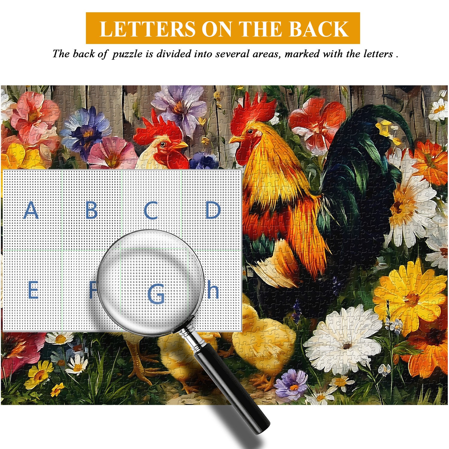 Hahn und Küken Puzzle 1000 Teile