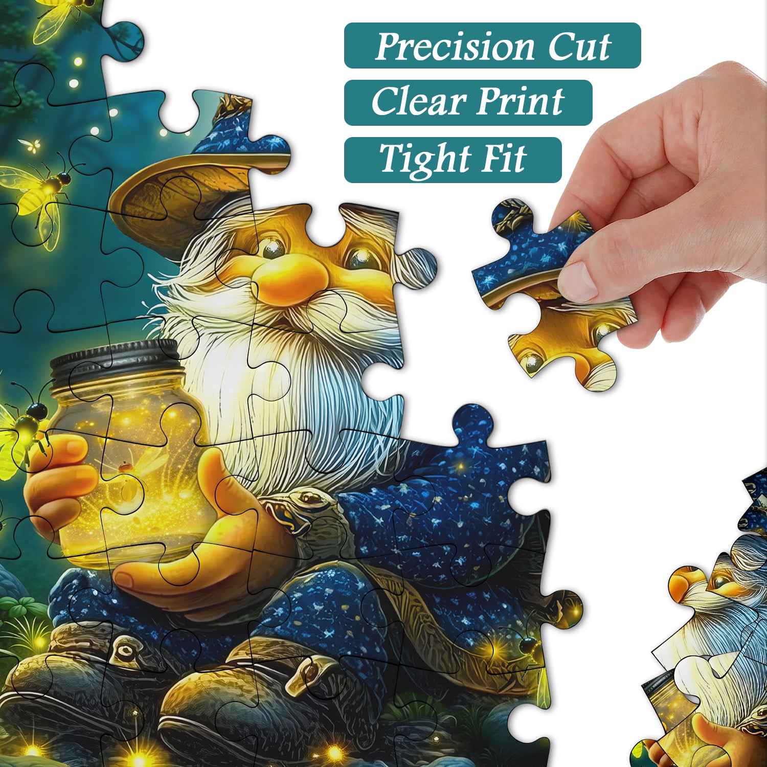 Das Glühen des Waldzwergs ist ein 1000-teiliges Puzzle