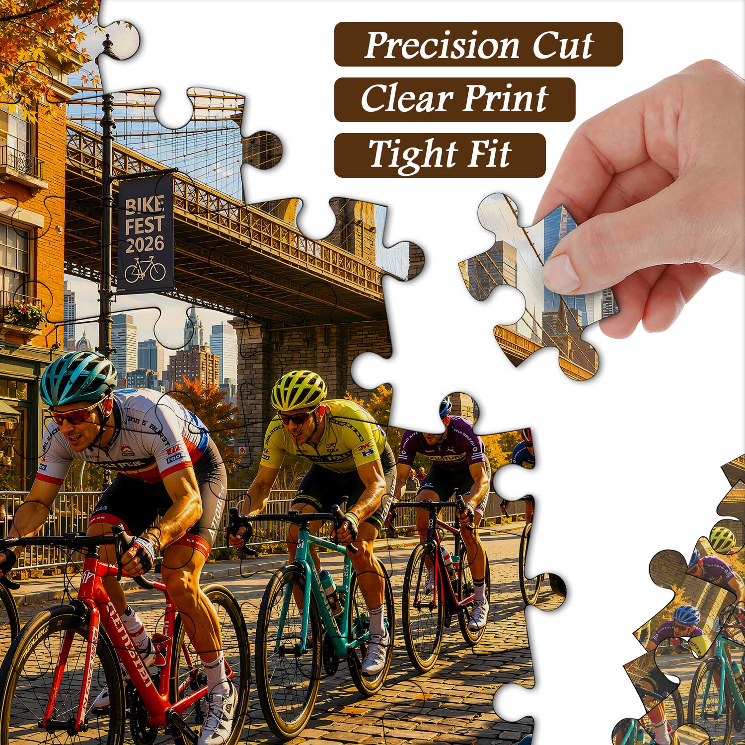 City Bike Race Puzzle 1000 Teile