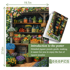 Blooms & Bounty Jigsaw Puzzle 1000 Pieces