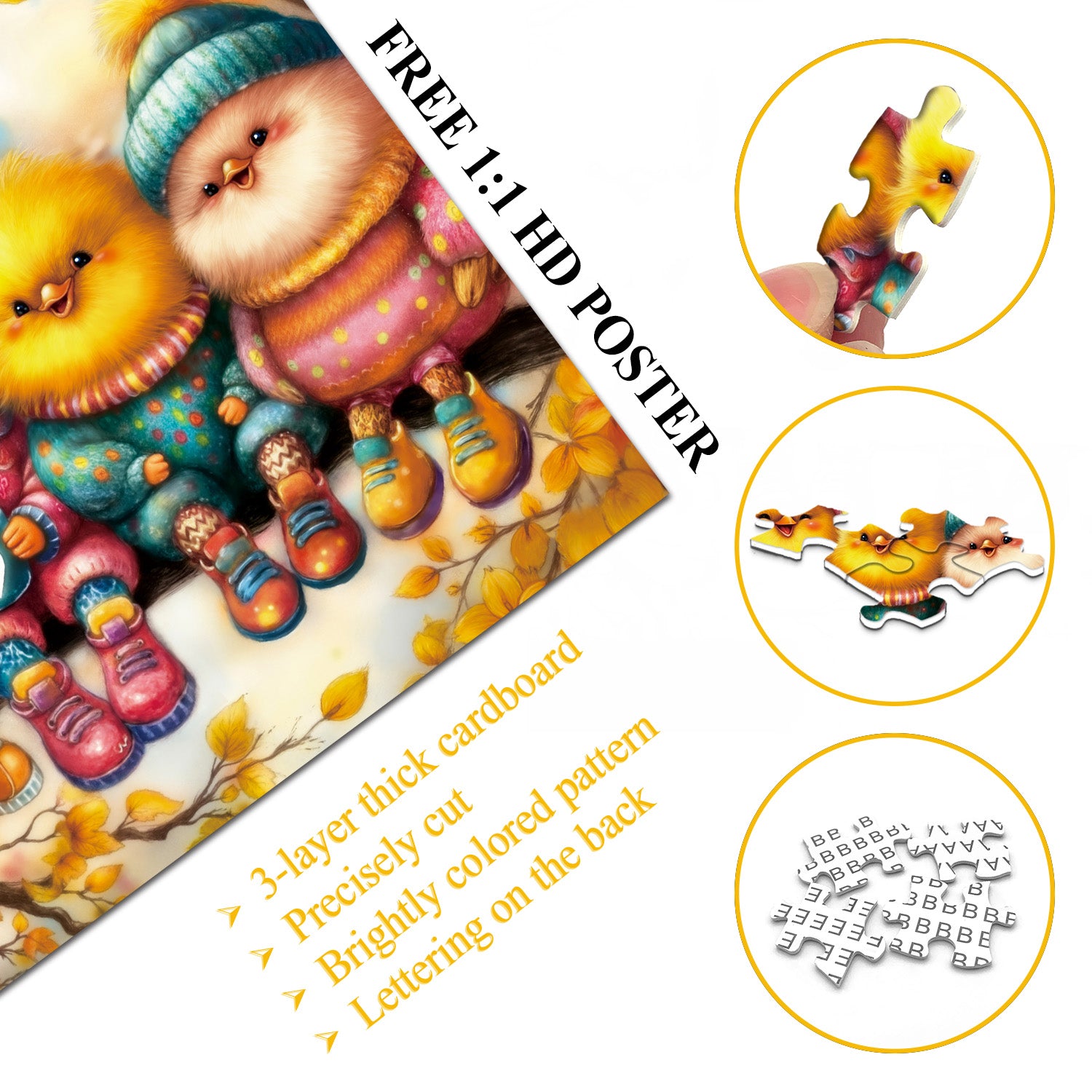 Feather Boughs Jigsaw Puzzle 1000 Pieces