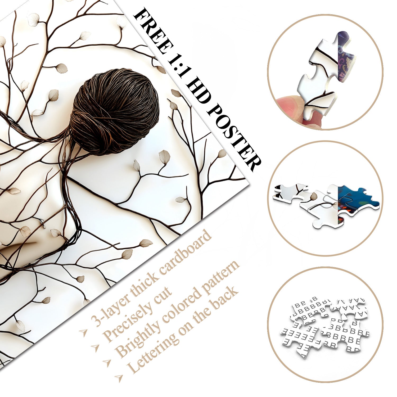 Branch Silhouette Jigsaw Puzzle 1000 Pieces