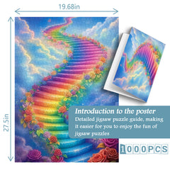 Regenbogenstufen-Puzzle 1000 Teile