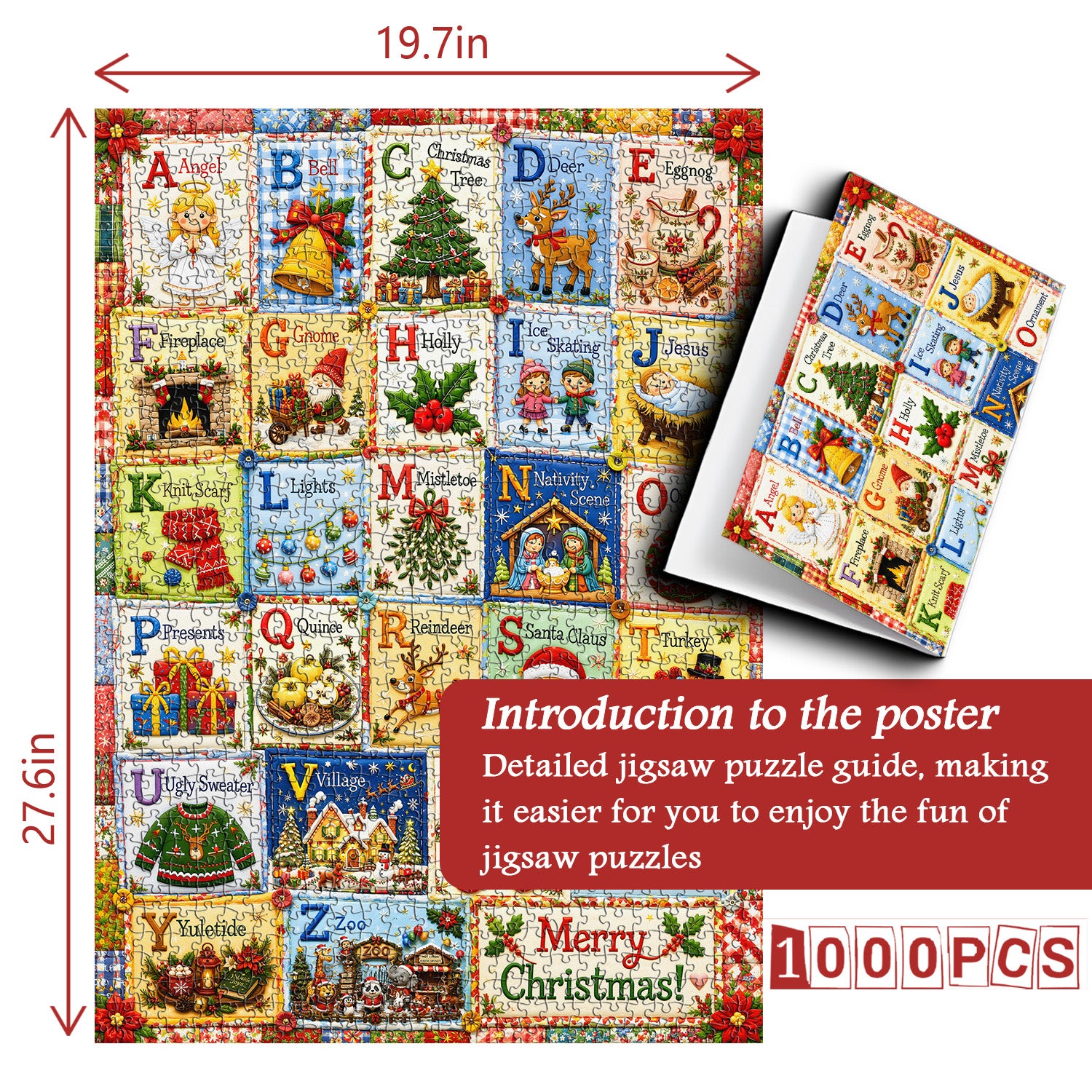 Christmas Letter Collection Jigsaw Puzzle 1000 Pieces