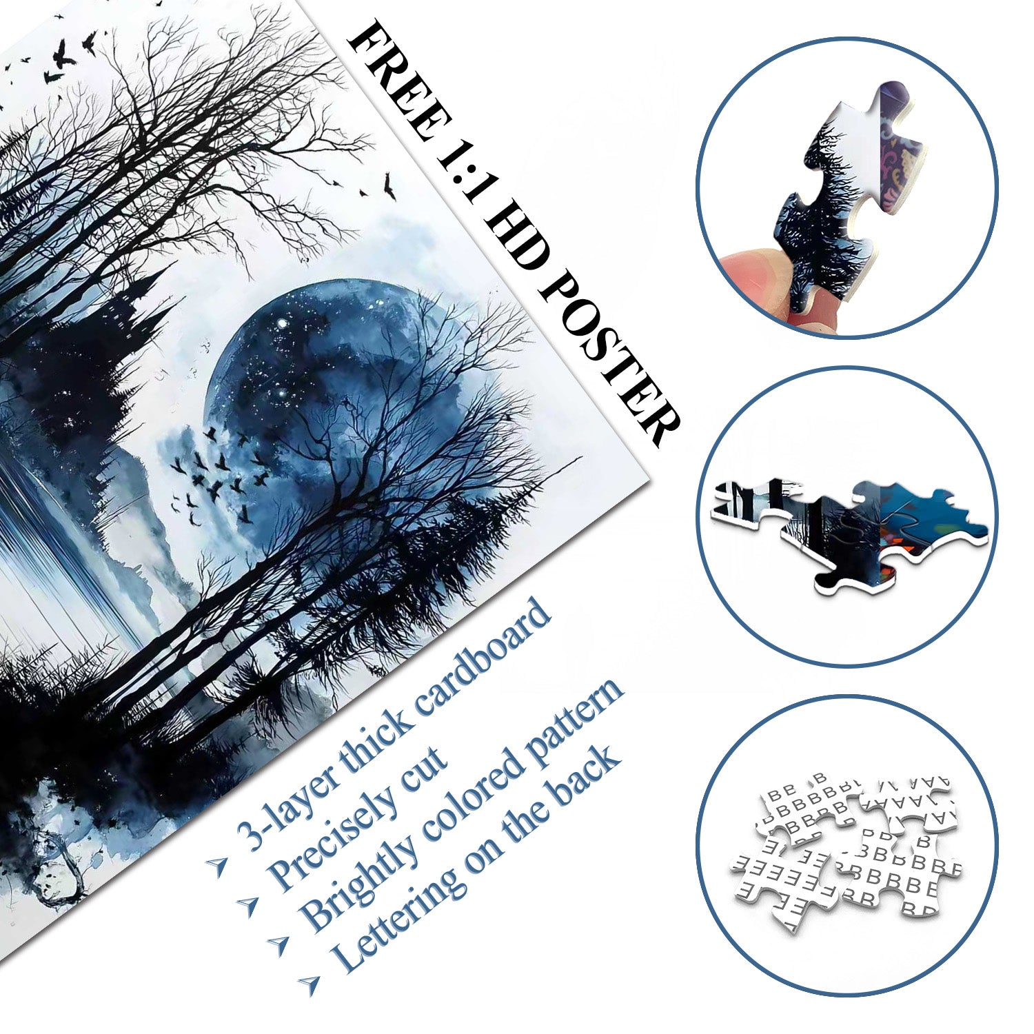 Lone Shadow Lake Puzzle 1000 Teile