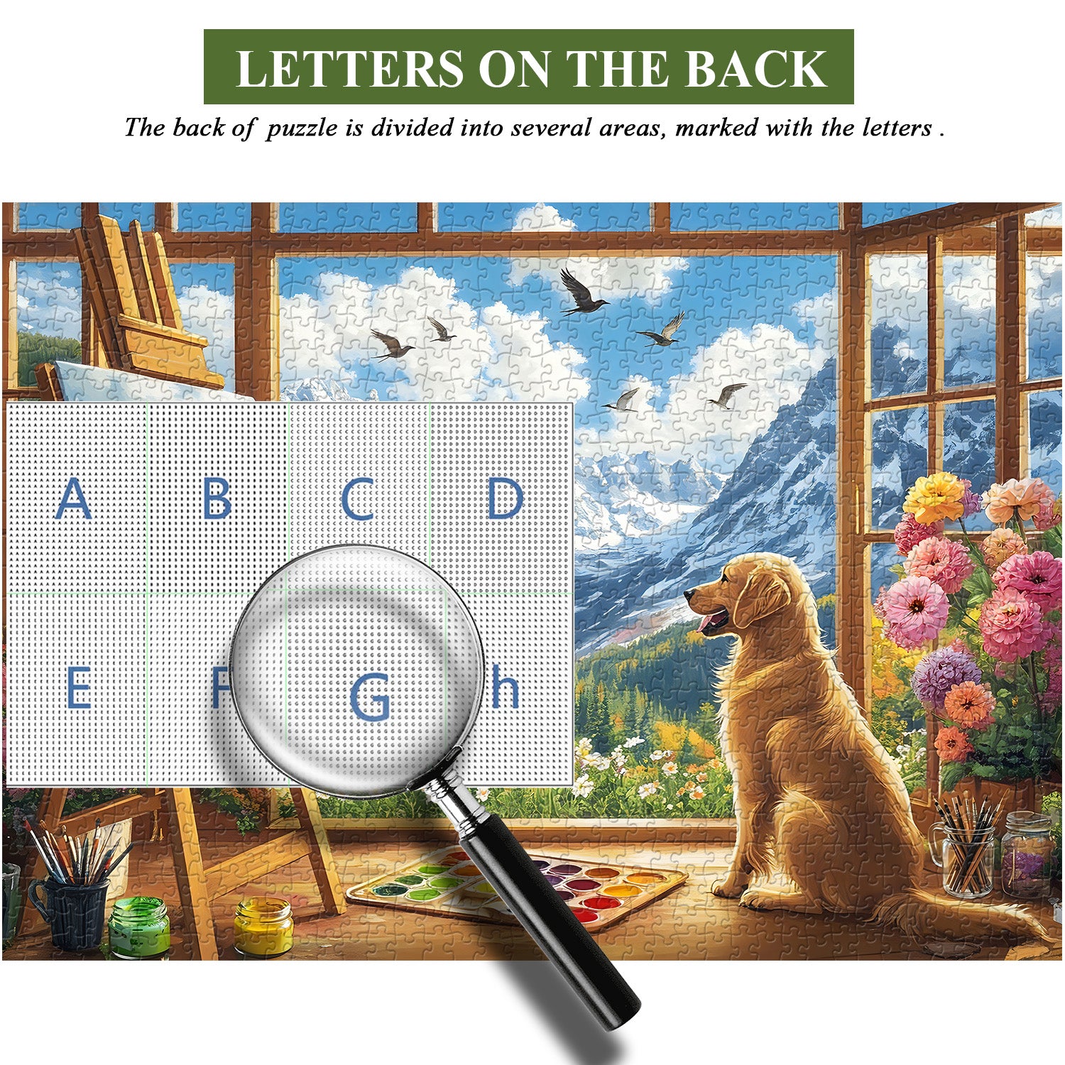 Colorful Painter's Paradise Jigsaw Puzzle 1000 Pieces