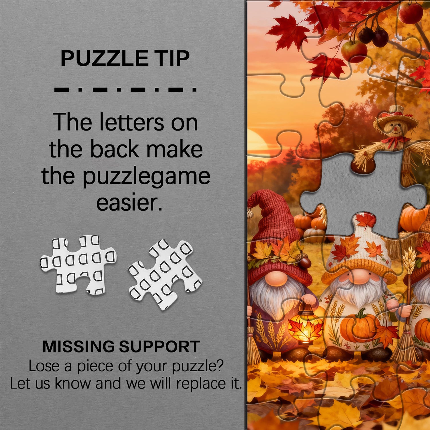 Gnomes of the Harvest Woods Jigsaw Puzzle 1000 Pieces