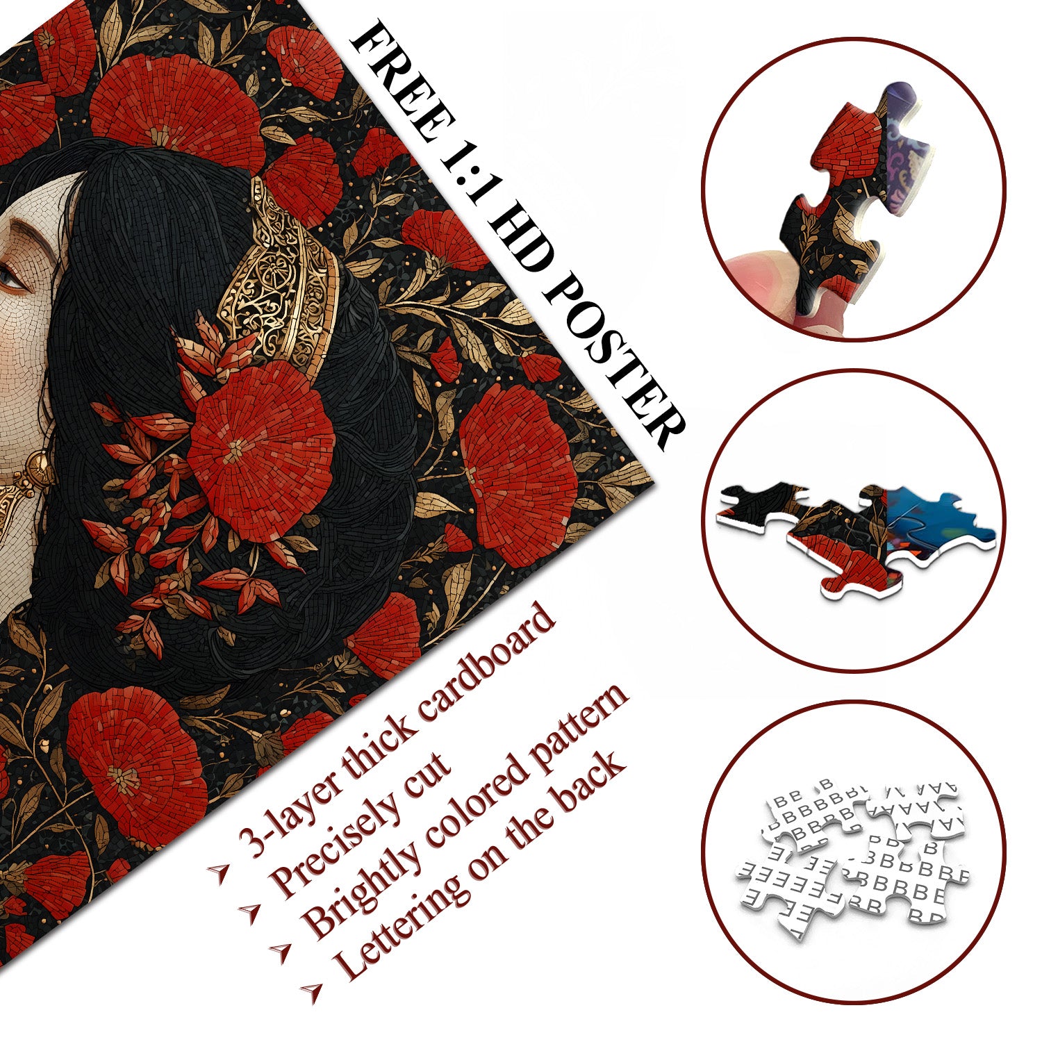 Blumenschönheitspuzzle 1000 Teile