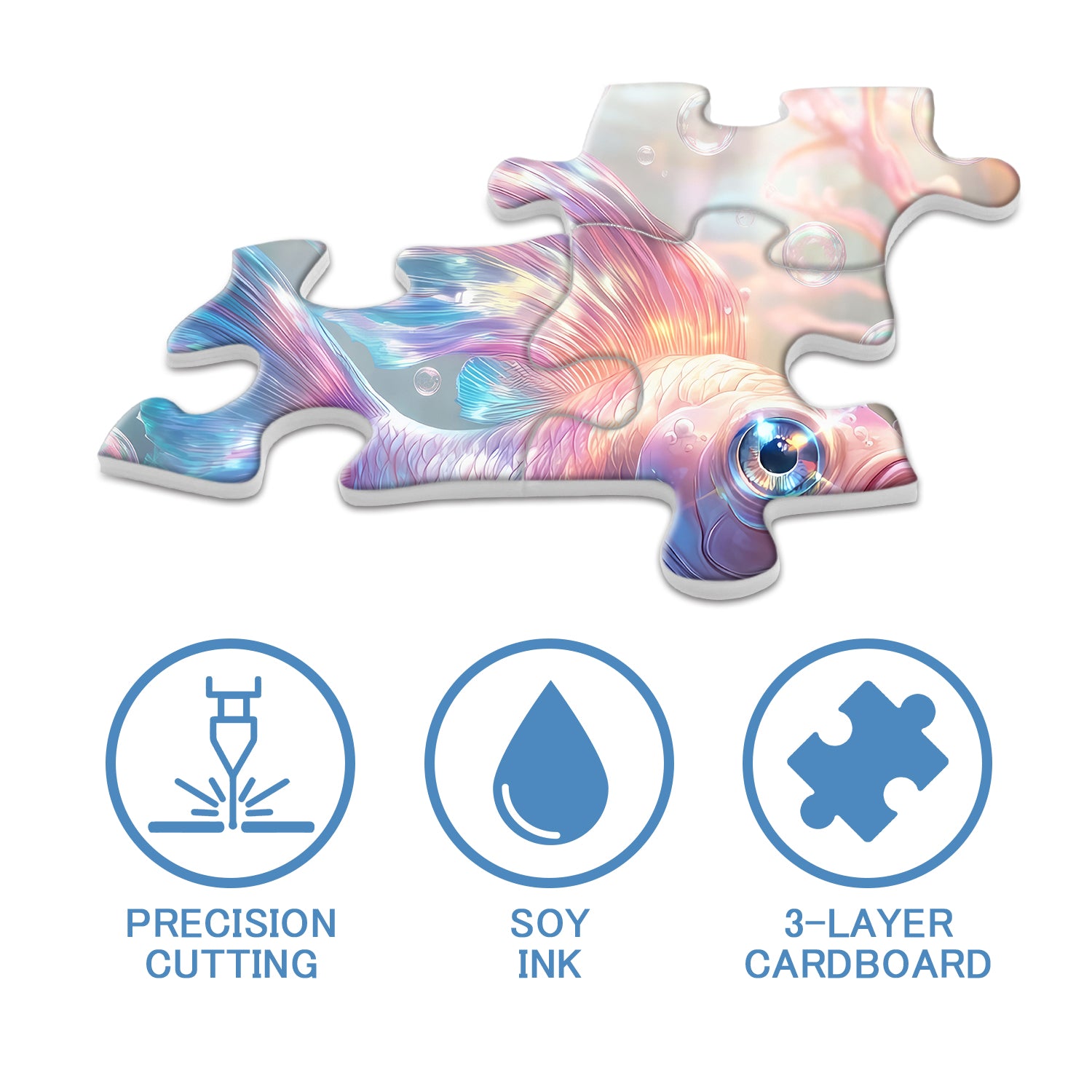 Iridescent Fish Jigsaw Puzzle 1000 Pieces