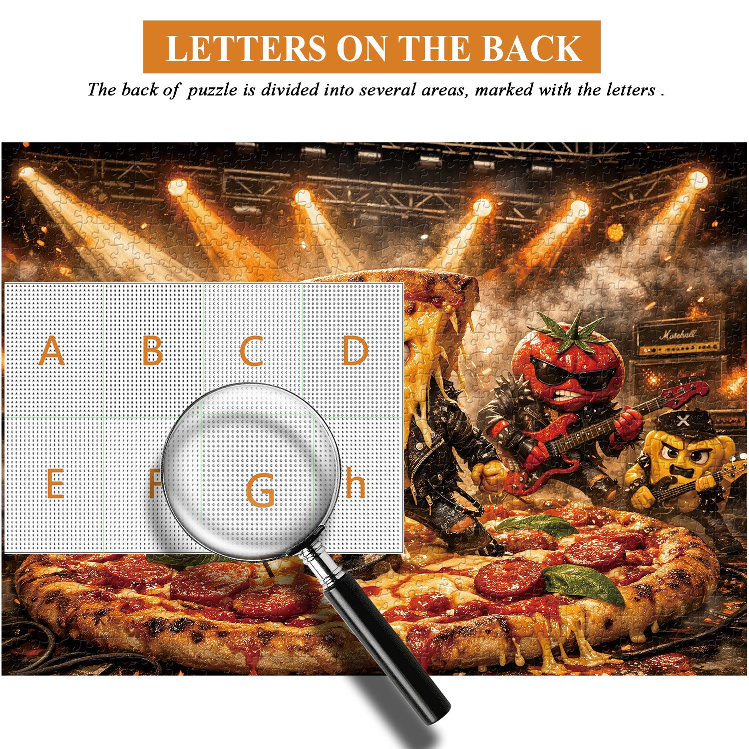 Rockin' Pizza Jigsaw Puzzle 1000 Pieces
