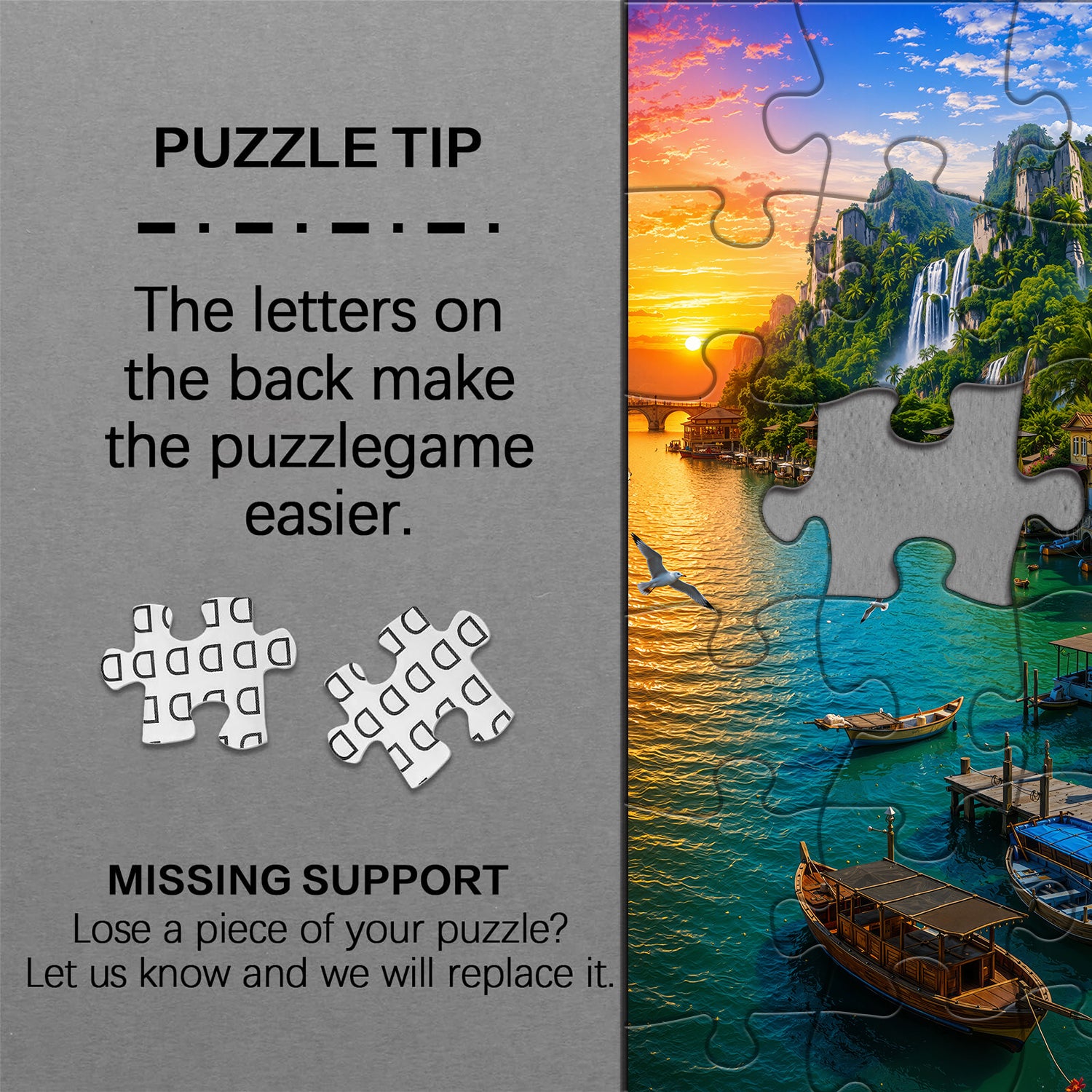 River City Sunset Puzzle 1000 Teile