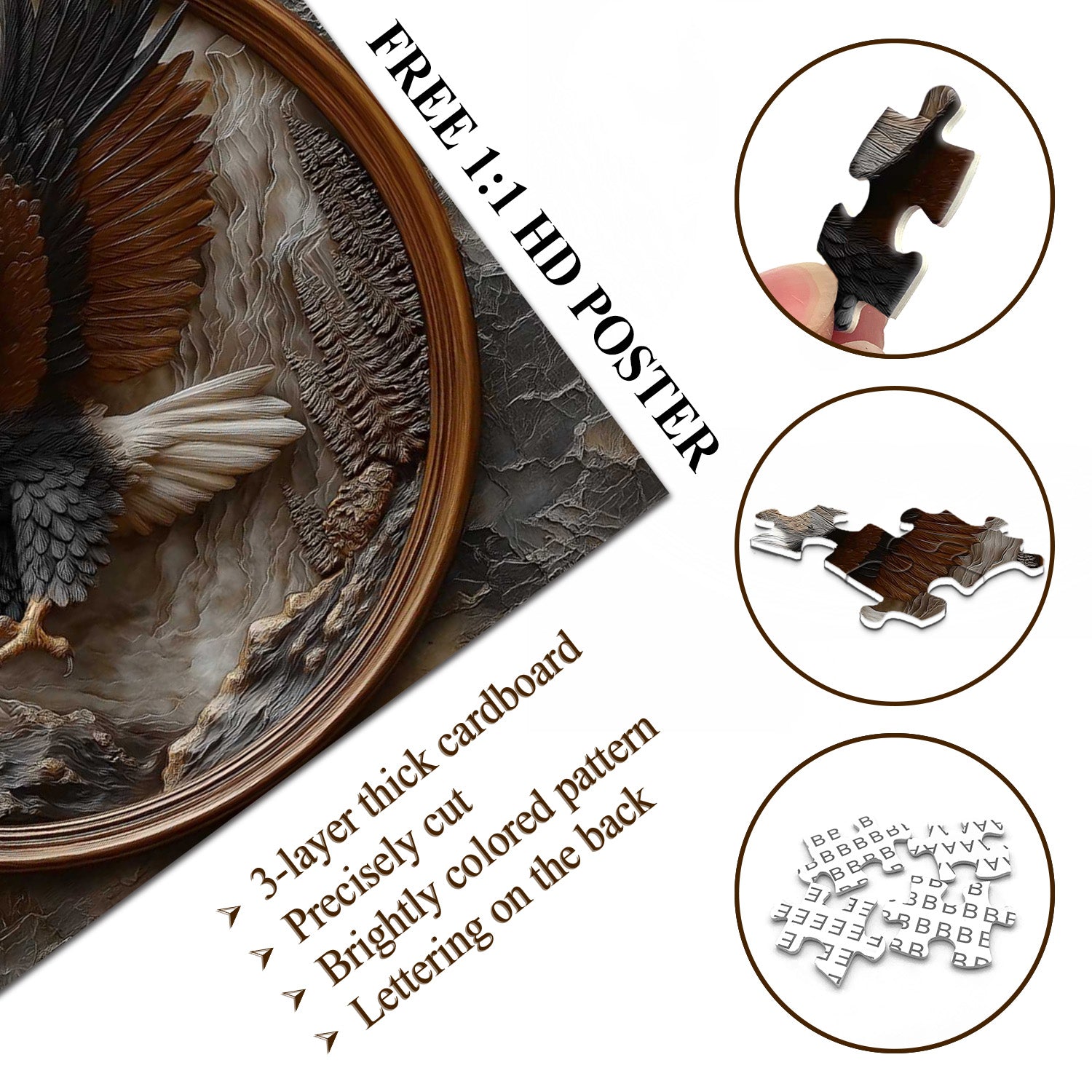 Aureate Eagle Puzzle 1000 Teile