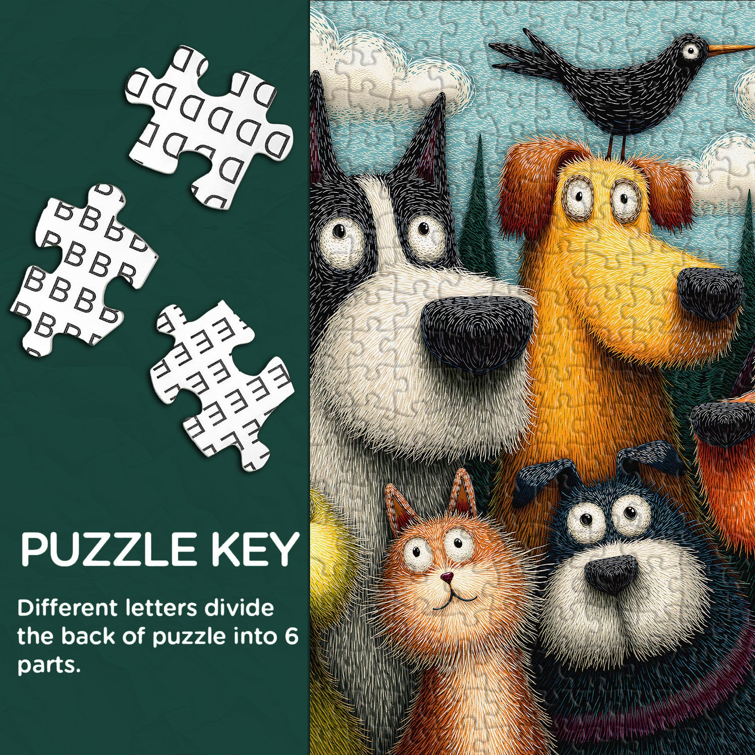 Furry Friends jigsaw Puzzle 1000 Pieces