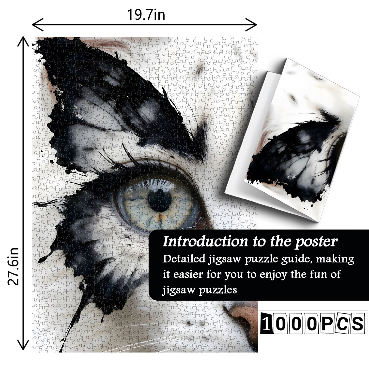 Feline Eye Art Jigsaw Puzzle 1000 Pieces