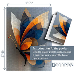 Abstraktes Schmetterlingspuzzle 1000 Teile