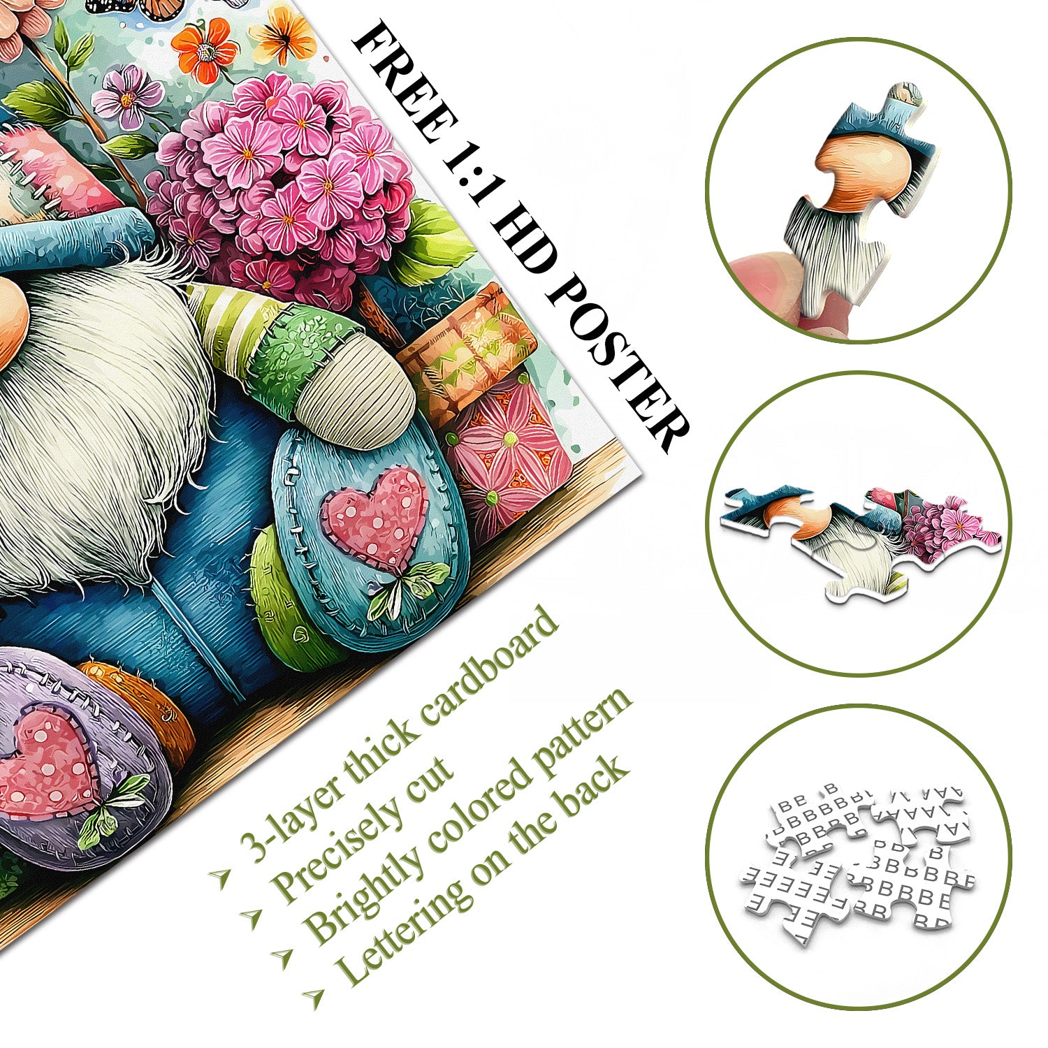 Patch Gnome Puzzle 1000 Teile
