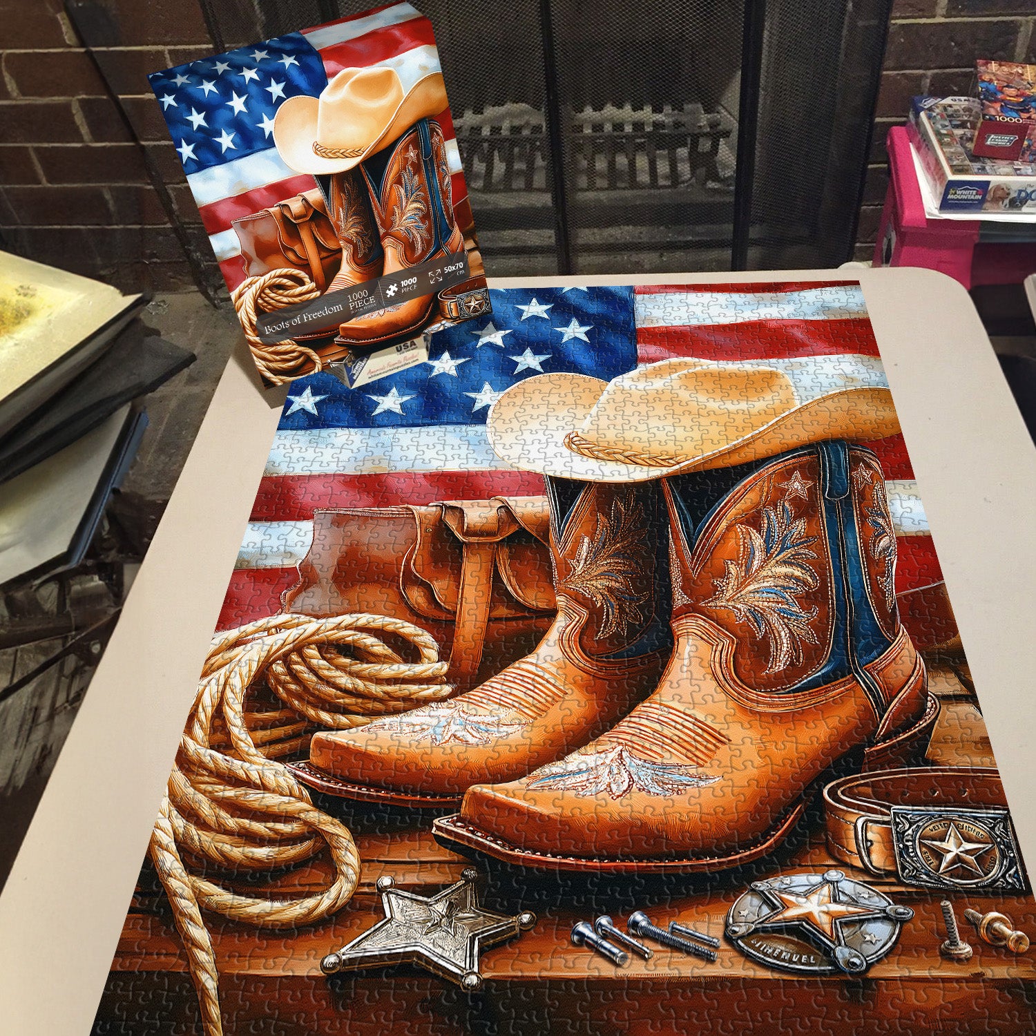 Stiefel der Freiheit Puzzle 1000 Teile