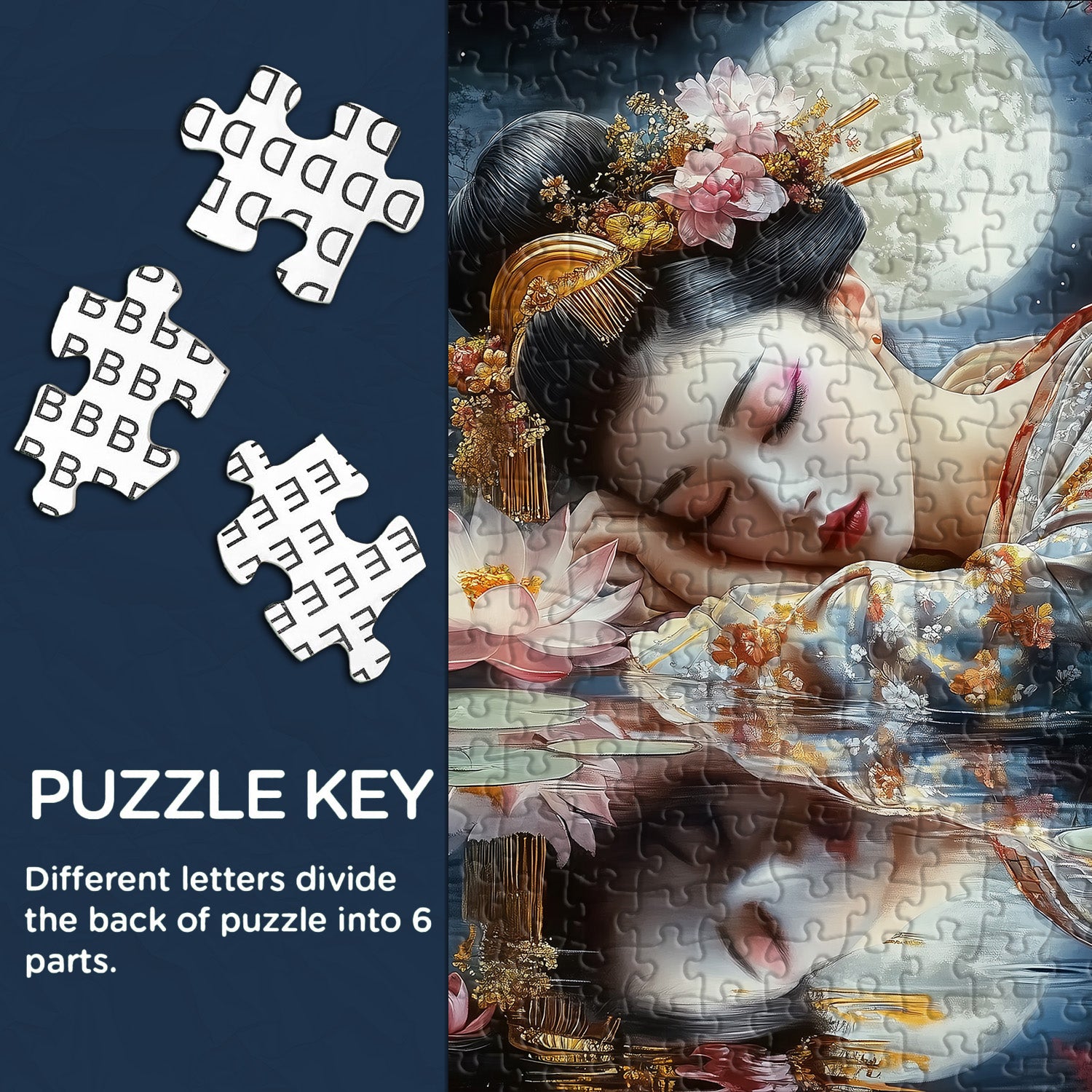 Silent Lotus Serenity Jigsaw Puzzle 1000 Pieces