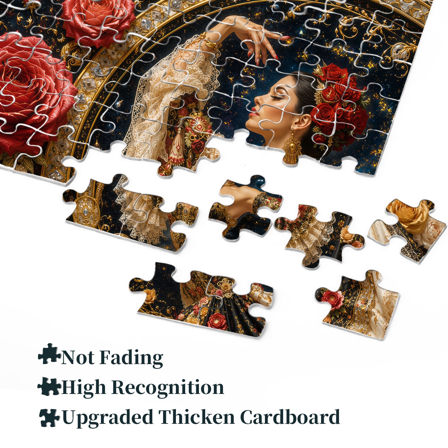 Rose Flamenco Jigsaw Puzzle 1000 Pieces