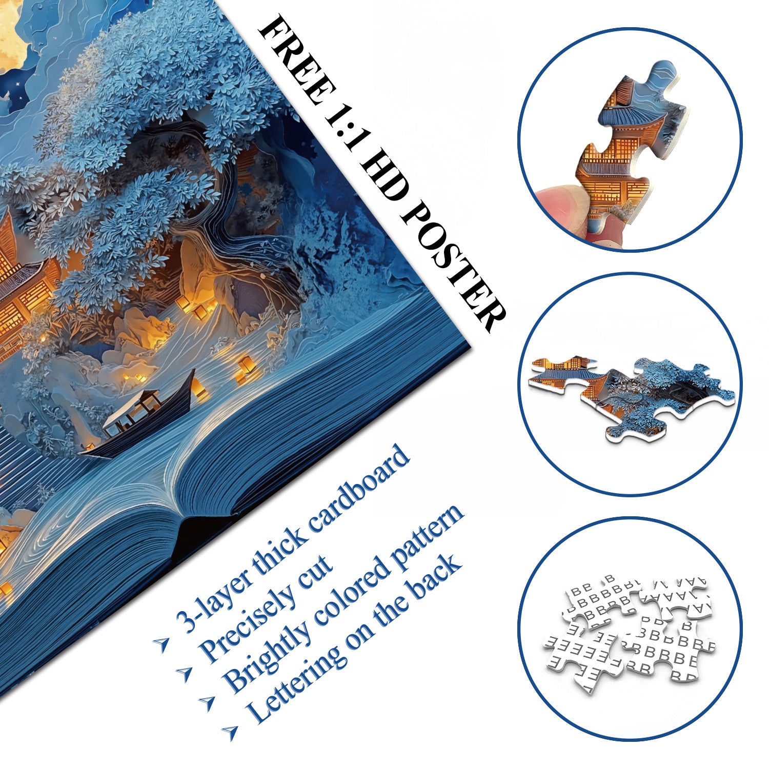 Moonlit Reverie Jigsaw Puzzle 1000 Pieces