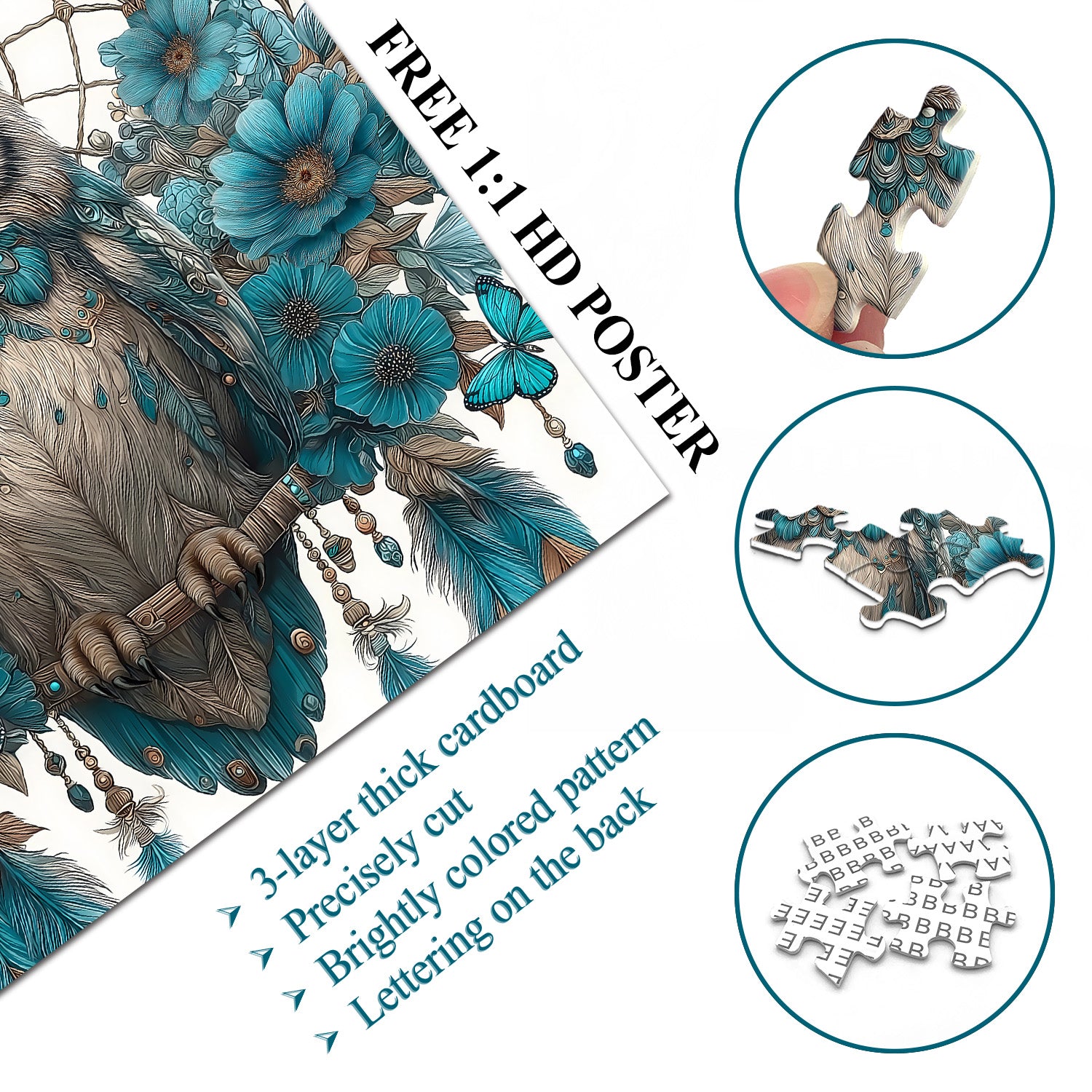 Eulen-Traumfänger-Puzzle 1000 Teile