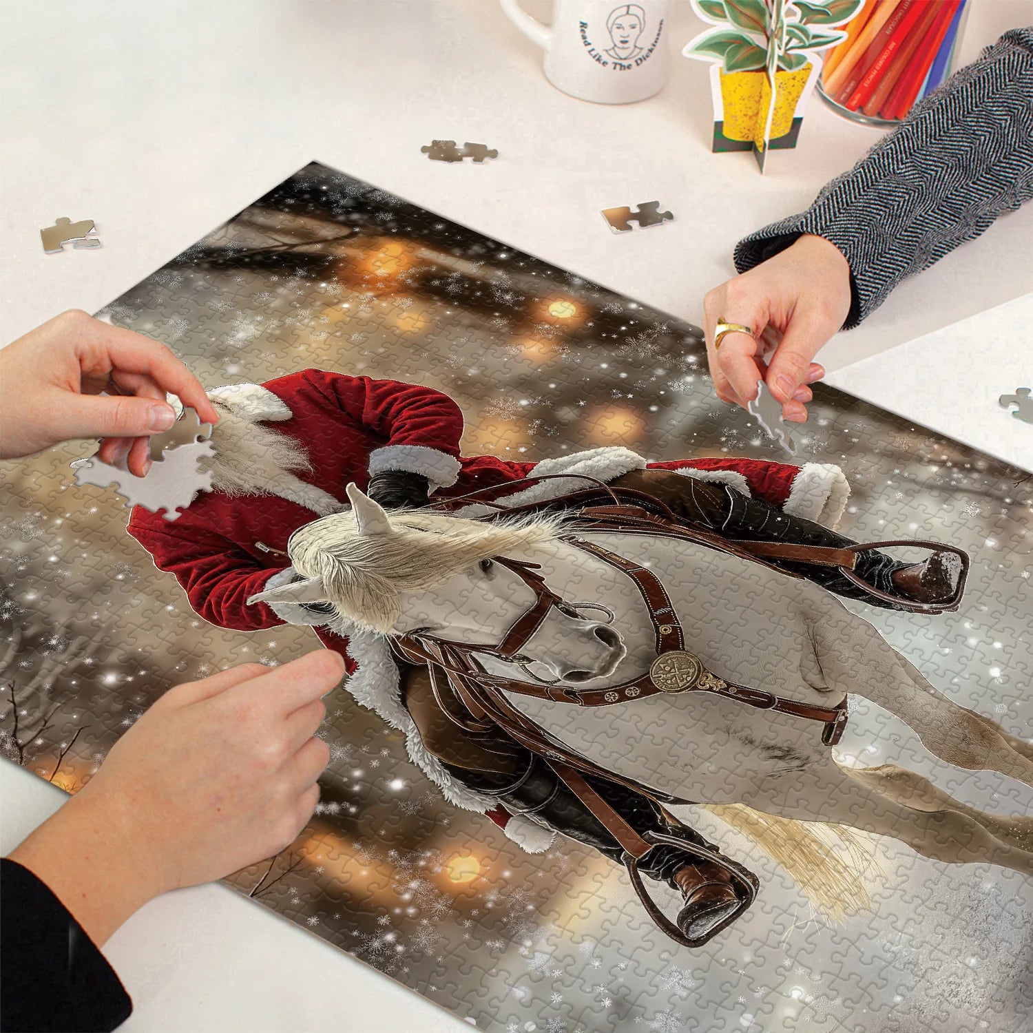 Santa Gallop Jigsaw Puzzle 1000 Pieces