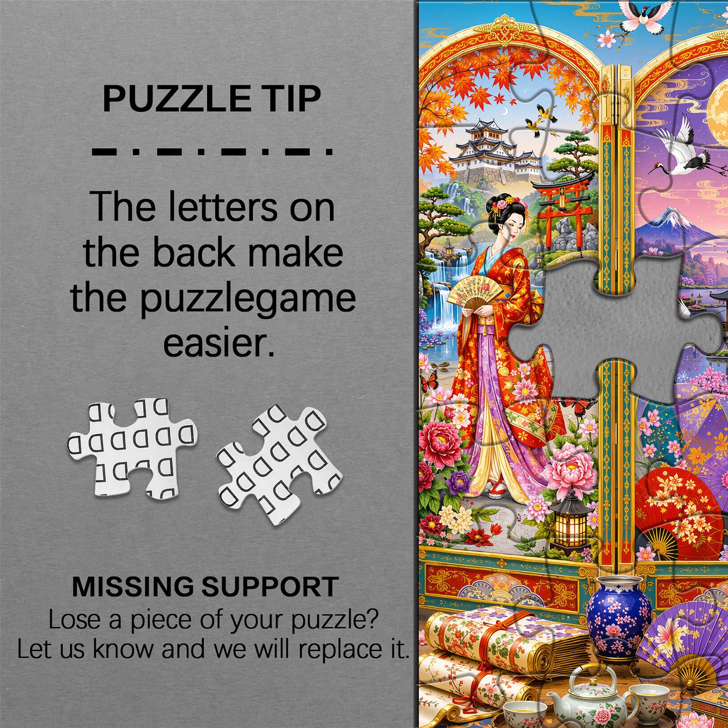 Japanisches Screen-Art-Puzzle 1000 Teile